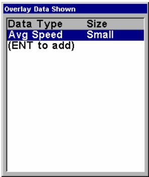 LOWRANCE 5200C - To remove overlaid data: - 3