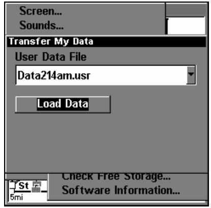 LOWRANCE 5200C - GPS Data files: - 7