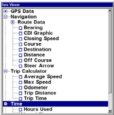 LOWRANCE 5200C - Overlay Data - 1