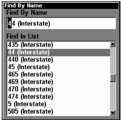 LOWRANCE 5200C - Find Interstate Highway Exits - 3