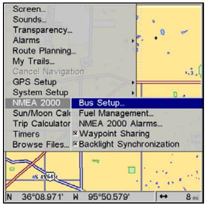LOWRANCE 5200C - Bus Setup - 1