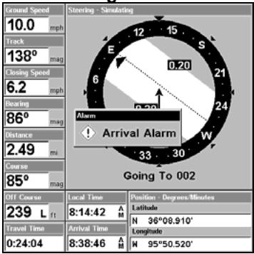 LOWRANCE 5200C - Navigate a Route in Reverse - 2