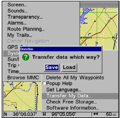 LOWRANCE 5200C - GPS Data files: - 1