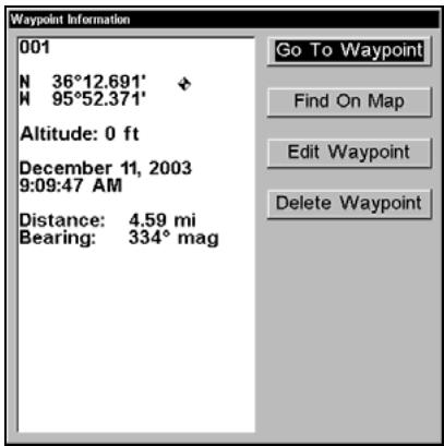 LOWRANCE 5200C - Find Waypoints - 4
