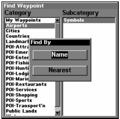 LOWRANCE 5200C - Find Map Places or Points of Interest (POI) - 6