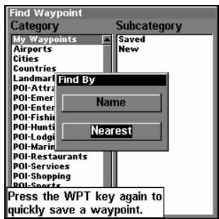LOWRANCE 5200C - Find Waypoints - 2