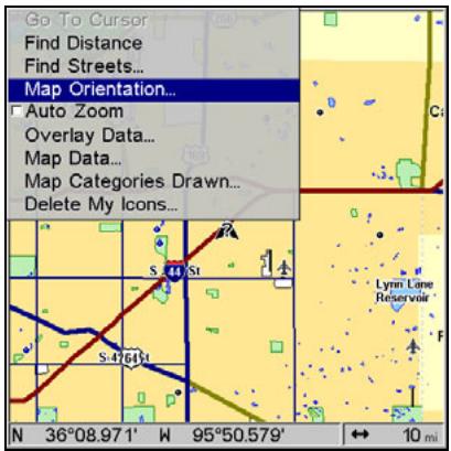 LOWRANCE 5200C - Map Orientation - 3