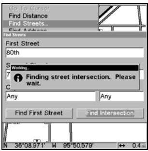 LOWRANCE 5200C - Find an Intersection - 2