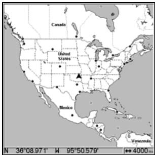 LOWRANCE 5200C - Map Page - 1