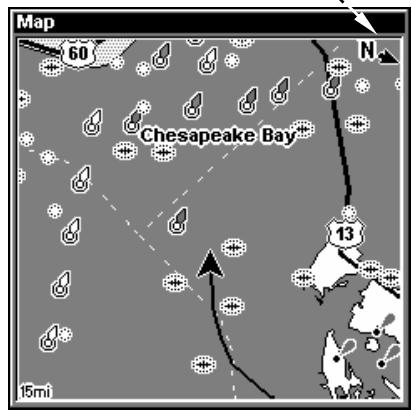LOWRANCE 5200C - Map Orientation - 2
