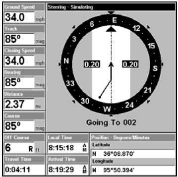 LOWRANCE 5200C - Navigate a Route in Reverse - 3