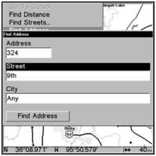 LOWRANCE 5200C - Find Addresses - 4