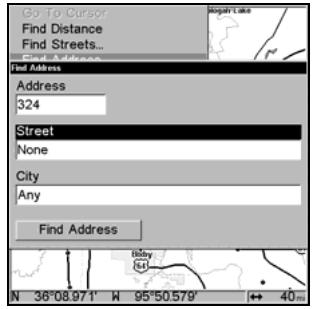 LOWRANCE 5200C - Find Addresses - 2