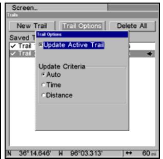 LOWRANCE 5200C - General Trail Options - 3