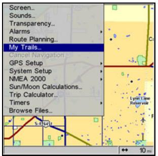 LOWRANCE 5200C - General Trail Options - 1