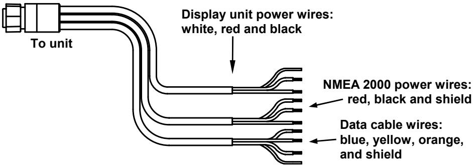 LOWRANCE 5200C - Power Connections - 1