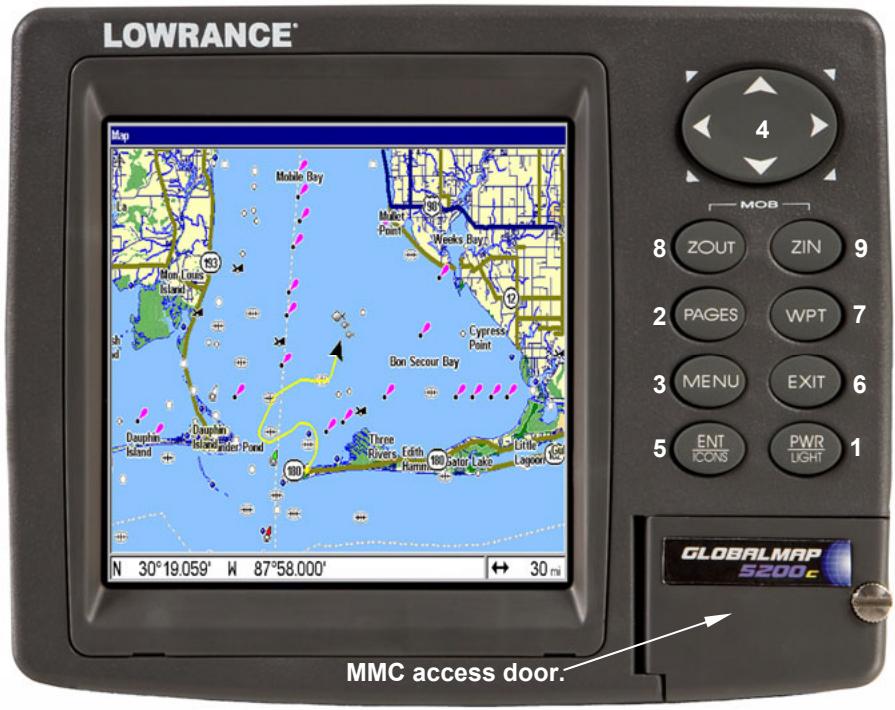 LOWRANCE 5200C - Basic GPS Operations - 1