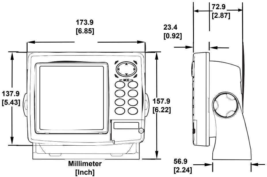 LOWRANCE 5200C - Bracket Installation - 2