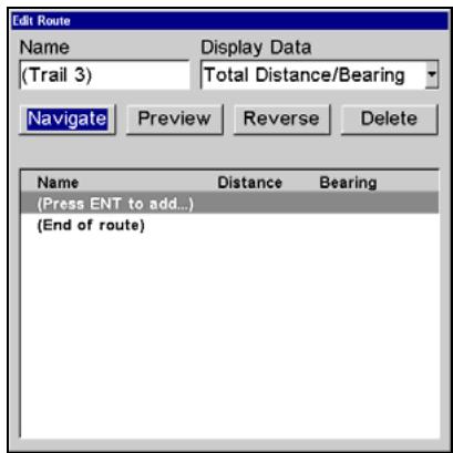 LOWRANCE 5200C - Navigate a Route - 2