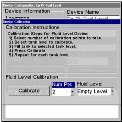 LOWRANCE 5200C - 2-Point Calibration - 2