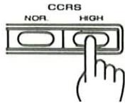 KENWOOD T74L - Press the CCRS key. - 2