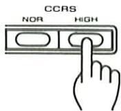 KENWOOD T74L - Press the CCRS key. - 2