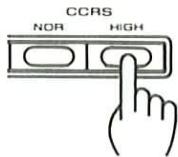 KENWOOD T74L - Press the CCRS key. - 2