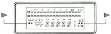 Diagram of a digital audio device interface with labeled input/output ports and control buttons