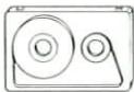KENWOOD T74L - Insert tapes in the cassette decks. - 1