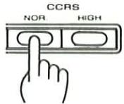 KENWOOD T74L - Press the CCRS key. - 1