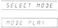 KENWOOD T74L - Set the mode to PLAY. - 2