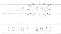 KENWOOD T74L - Input the year using the numeric keys. - 2