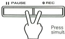 II PAUSE REC Press i simulta