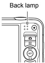 CASIO EXILIM EX-H15 - Half-press the shutter button to focus the image. - 1