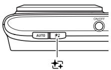 CASIO EXILIM EX-H15 - In the REC mode, press the + button twice so + appears in the control panel. - 1