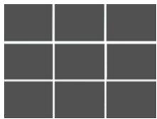 CASIO EXILIM EX-H15 - [REC]  [MENU]  REC Tab  Grid - 1