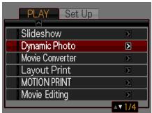 CASIO EXILIM EX-H15 - Step 2: Create the Dynamic Photo image. - 1