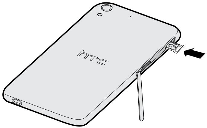 HTC DESIRE 728 E - Insérer une carte nano SIM - 3