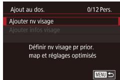 CANON POWERSHOT G3 X - Enregistrement des informations d'identification de visage - 3