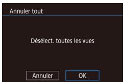 CANON POWERSHOT G3 X - Effacement de toutes les images de la liste d'impression - 1
