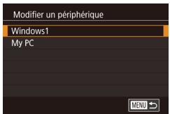 CANON POWERSHOT G3 X - Modification des informations de connexion - 3