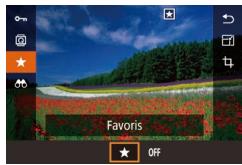 CANON POWERSHOT G3 X - Marquage des images comme favoris - 3