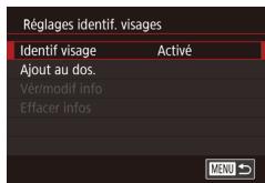 CANON POWERSHOT G3 X - Enregistrement des informations d'identification de visage - 2