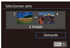 CANON POWERSHOT G3 X - Configuration de l'impression pour une plage d'images - 3