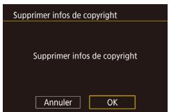 CANON POWERSHOT G3 X - Effacement de toutes les informations de copyright - 1