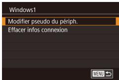 CANON POWERSHOT G3 X - Modification du pseudonyme d'un appareil - 1