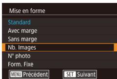 CANON POWERSHOT G3 X - Choisissez le type de papier. - 1