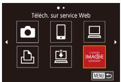 CANON POWERSHOT G3 X - Accédez au menu wi-fi. - 1