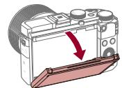 CANON POWERSHOT G3 X - Inclinaison de l'écran vers le bas - 1