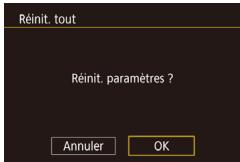 CANON POWERSHOT G3 X - Rétablissement des réglages par défaut de l'appareil photo - 1